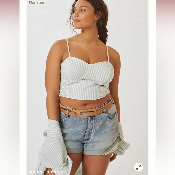 Anthropologie Pilcro the relaxed shortie shorts - Picture 2 of 14